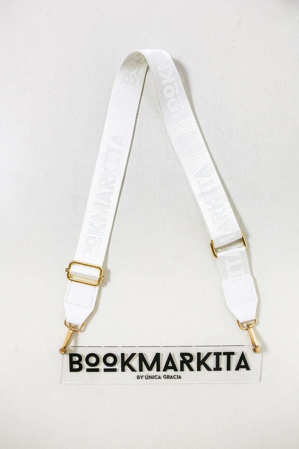Bookmarkita - Clear Acrylic / Black Text